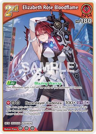 Elizabeth Rose Bloodflame (RR) (hSD13-007) - SD13 Start Deck Oshi Justice Foil
