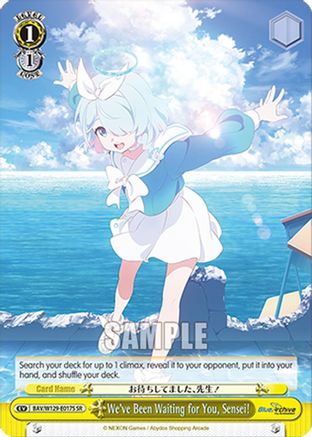 We've Been Waiting for You, Sensei! (SR) (BAV/W129-E017S) - Blue Archive The Animation