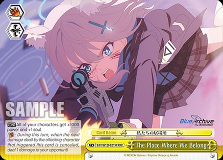 The Place Where We Belong (RRR) (BAV/W129-E019R) - Blue Archive The Animation