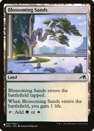Blossoming Sands (NEO) (LIST-265) - The List Reprints
