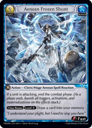Aenean Frozen Shunt (042) - asphodelparadise Starter Decks Foil
