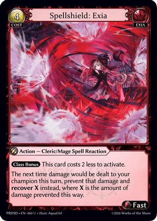 Spellshield: Exia (060) - asphodelparadise Starter Decks