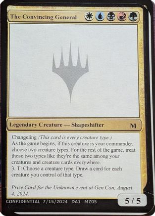 The Convincing General (UNK-) - Un-Known Event Playtest Cards