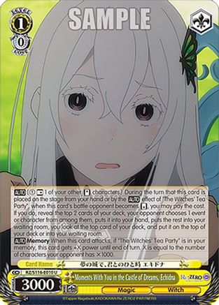 Moments With You in the Castle of Dreams, Echidna (RZ/S116-E010) - Re:ZERO -Starting Life in Another World- Vol.3