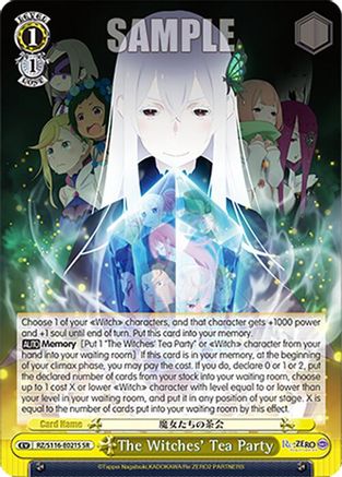 The Witches' Tea Party (SR) (RZ/S116-E021S) - Re:ZERO -Starting Life in Another World- Vol.3