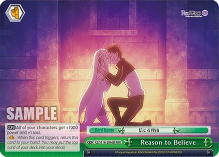 Reason to Believe (RRR) (RZ/S116-E046R) - Re:ZERO -Starting Life in Another World- Vol.3