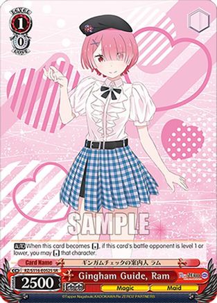Gingham Guide, Ram (SR) (RZ/S116-E052S) - Re:ZERO -Starting Life in Another World- Vol.3