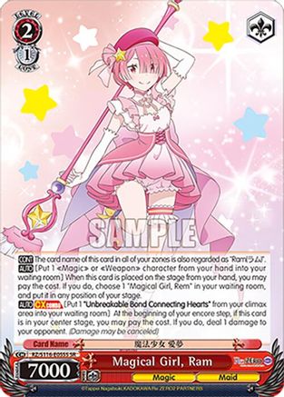 Magical Girl, Ram (SR) (RZ/S116-E055S) - Re:ZERO -Starting Life in Another World- Vol.3