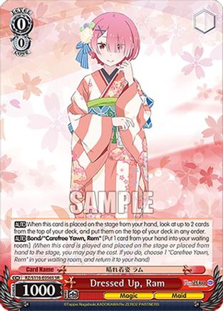 Dressed Up, Ram (SR) (RZ/S116-E056S) - Re:ZERO -Starting Life in Another World- Vol.3