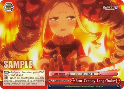 Four-Century-Long Choice (RRR) (RZ/S116-E073R) - Re:ZERO -Starting Life in Another World- Vol.3