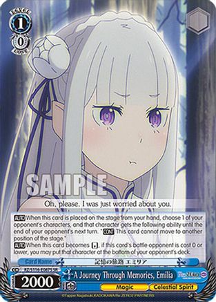 A Journey Through Memories, Emilia (SR) (RZ/S116-E087S) - Re:ZERO -Starting Life in Another World- Vol.3