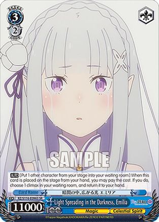 Light Spreading in the Darkness, Emilia (SR) (RZ/S116-E096S) - Re:ZERO -Starting Life in Another World- Vol.3