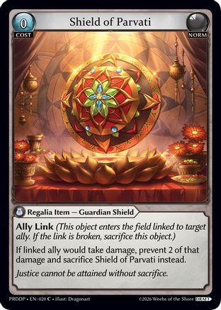 Shield of Parvati (020) - asphodelparadise Draft Pack
