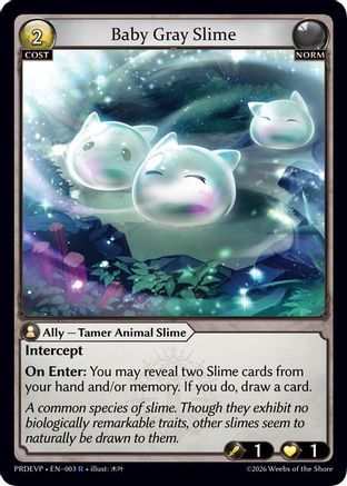 Baby Gray Slime (003) - asphodelparadise Event Pack Foil