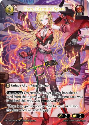 Fran, Carmine Spark (024) - asphodelparadise Event Pack Foil