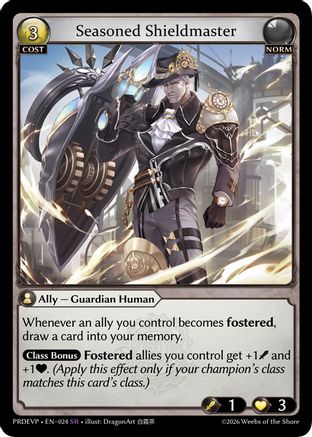 Seasoned Shieldmaster (024) - asphodelparadise Event Pack Foil