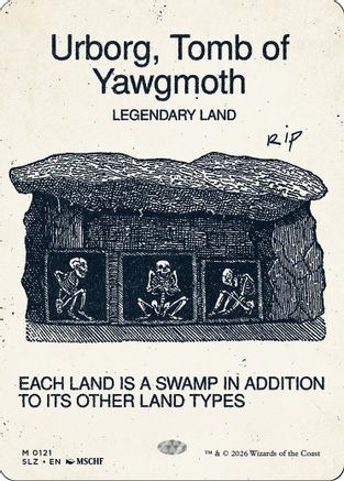 Urborg, Tomb of Yawgmoth (0121) (SLZ-121) - Secret Lair x MSCHF: The Zeta Set