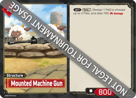Mounted Machine Gun - Palworld Prototype Cards