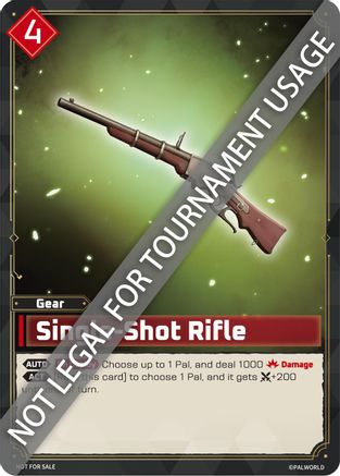 Single-Shot Rifle - Palworld Prototype Cards