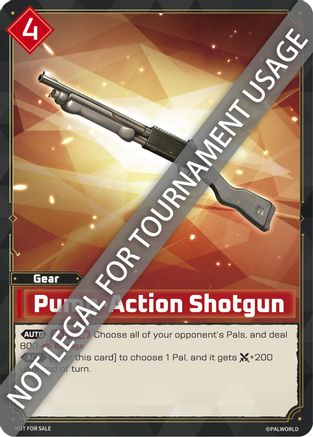 Pump-Action Shotgun - Palworld Prototype Cards