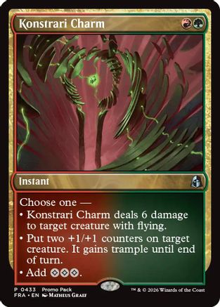 Konstrari Charm (PPFRA-433) - Promo Pack: Reality Fracture Foil