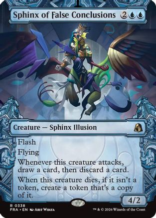 Sphinx of False Conclusions (Showcase) (FRA-338) - Reality Fracture Foil