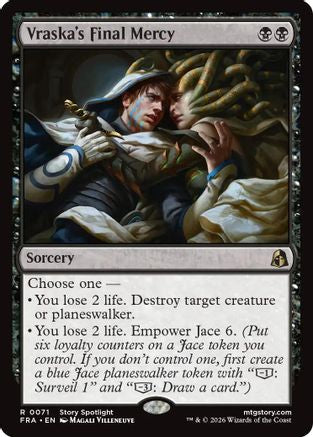Vraska's Final Mercy (FRA-071) - Reality Fracture Foil