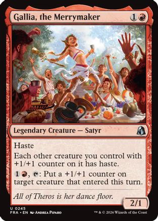 Gallia, the Merrymaker (FRA-245) - Reality Fracture Foil