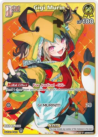 Gigi Murin (P) (hSD13-008) (hSD13-008) - hololive OFFICIAL CARD GAME Promos Foil