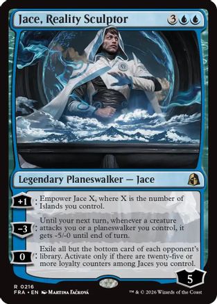 Jace, Reality Sculptor (FRA-216) - Reality Fracture Foil
