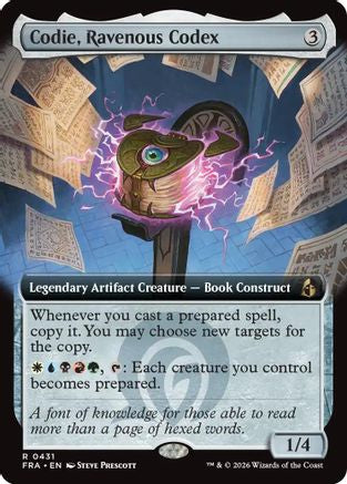 Codie, Ravenous Codex (Extended Art) (FRA-431) - Reality Fracture Foil
