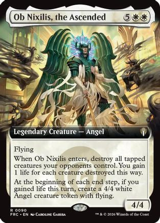 Ob Nixilis, the Ascended (Extended Art) (-090) - Commander: Reality Fracture