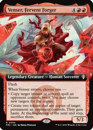 Venser, Fervent Forger (Extended Art) (-094) - Commander: Reality Fracture