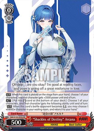 "Shackles of Destiny" Arcana (NIK/S135-E056) - GODDESS OF VICTORY: NIKKE Vol.2