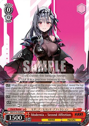 Modernia - Second Affection (NIK/S135-E060) - GODDESS OF VICTORY: NIKKE Vol.2