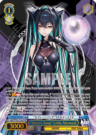 "Siren's Song" Little Mermaid (PR) (NIK/S135-E136S) - GODDESS OF VICTORY: NIKKE Vol.2