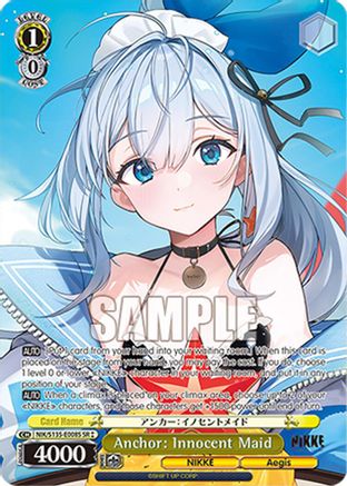 Anchor: Innocent Maid (SR) (NIK/S135-E008S) - GODDESS OF VICTORY: NIKKE Vol.2
