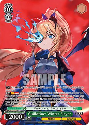 Guillotine: Winter Slayer (SR) (NIK/S135-E032S) - GODDESS OF VICTORY: NIKKE Vol.2