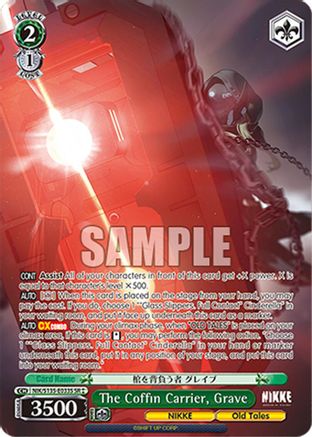 The Coffin Carrier, Grave (SR) (NIK/S135-E033S) - GODDESS OF VICTORY: NIKKE Vol.2