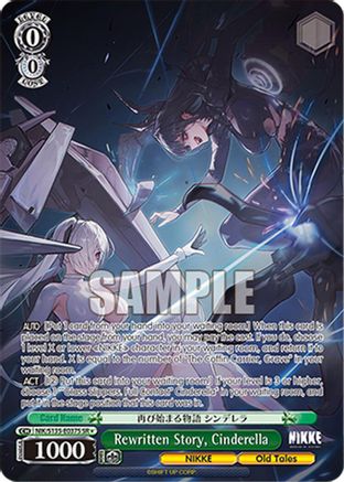 Rewritten Story, Cinderella (SR) (NIK/S135-E037S) - GODDESS OF VICTORY: NIKKE Vol.2
