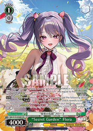 "Secret Garden" Flora (SR) (NIK/S135-E048S) - GODDESS OF VICTORY: NIKKE Vol.2