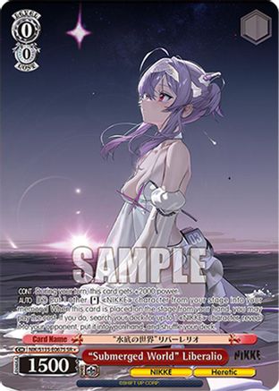 "Submerged World" Liberalio (SR) (NIK/S135-E067S) - GODDESS OF VICTORY: NIKKE Vol.2