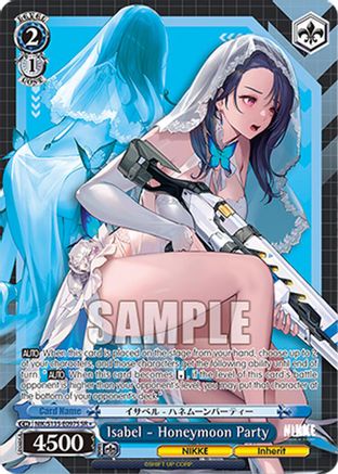Isabel - Honeymoon Party (SR) (NIK/S135-E097S) - GODDESS OF VICTORY: NIKKE Vol.2
