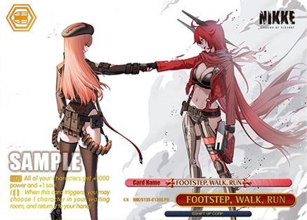 FOOTSTEP, WALK, RUN (PR) (Foil) (NIK/S135-E120S) - GODDESS OF VICTORY: NIKKE Vol.2
