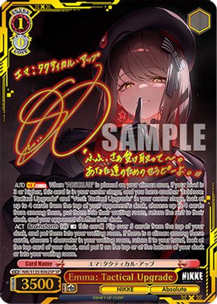 Emma: Tactical Upgrade (SP) (NIK/S135-E062SP) - GODDESS OF VICTORY: NIKKE Vol.2