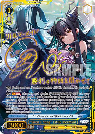 "Siren's Song" Little Mermaid (SP) (NIK/S135-E084SP) - GODDESS OF VICTORY: NIKKE Vol.2