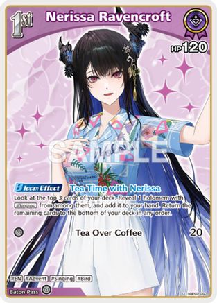 Nerissa Ravencroft (U) (hBP02-067) - Extra Booster Summer hologram
