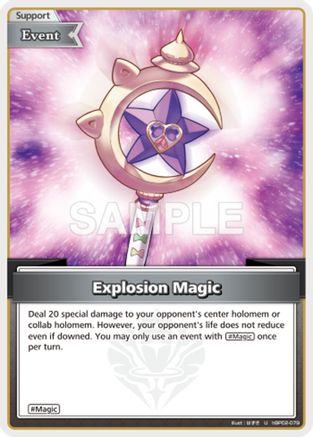 Explosion Magic (U) (hBP02-079) - Extra Booster Summer hologram