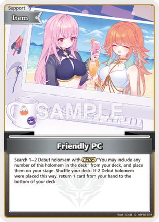 Friendly PC (C) (hBP05-074) - Extra Booster Summer hologram