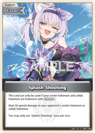Splash Shooting (C) (hEB01-029) - Extra Booster Summer hologram